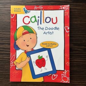 Caillou athe Doodle Artist activity and and art book